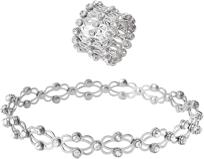 Elegance: Ring & Bracelet in One