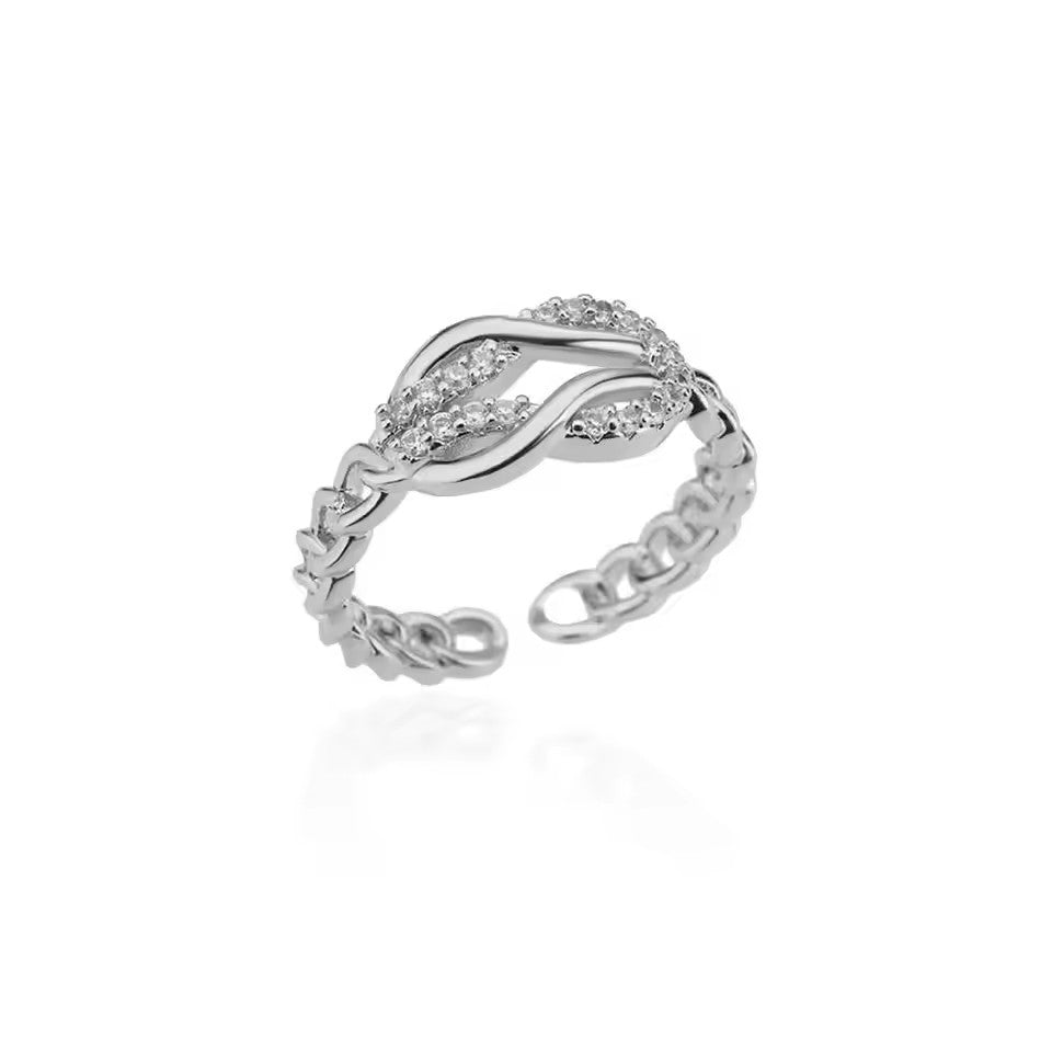 Golden Twist Ring