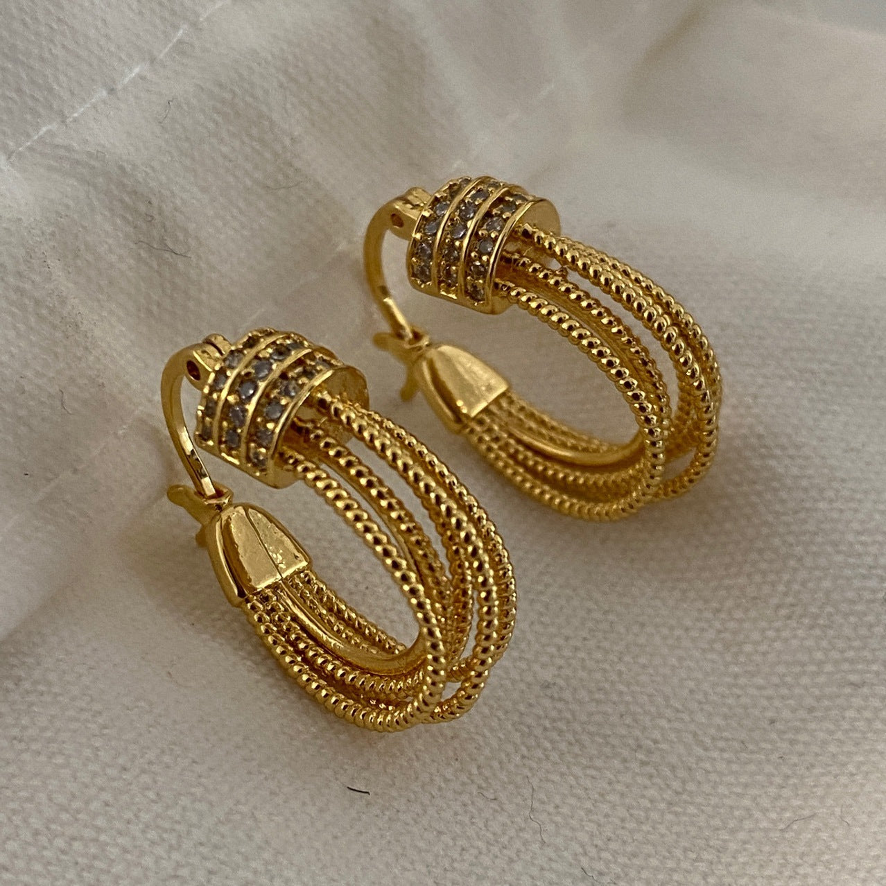 Geometric Hoop Earrings