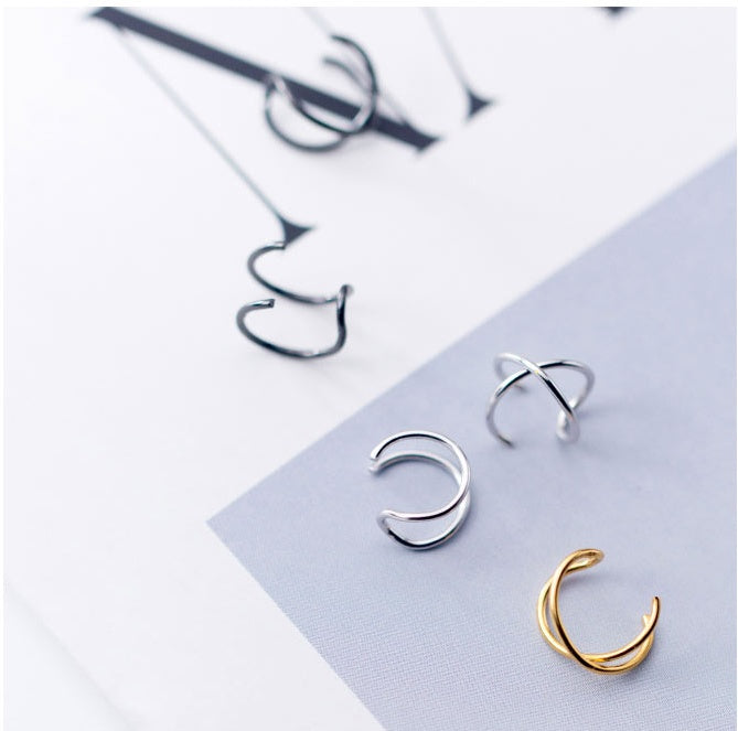 Silver Clip Ear Ring - S925