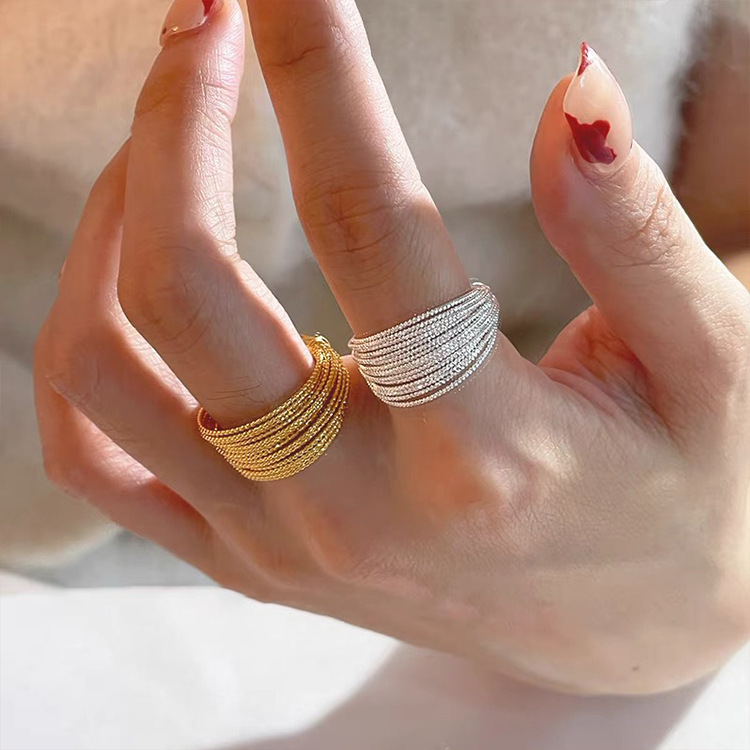 Shimmering Silver & Gold Ring