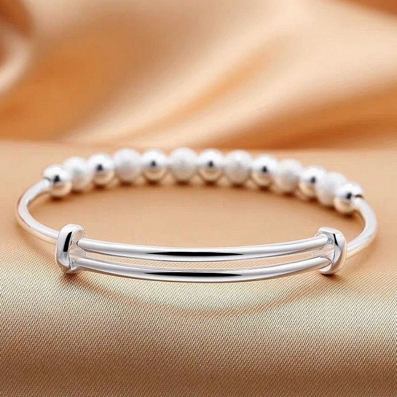 Bracelet Argent, Perles