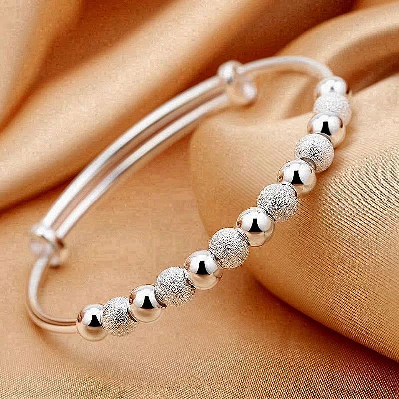 Bracelet Argent, Perles