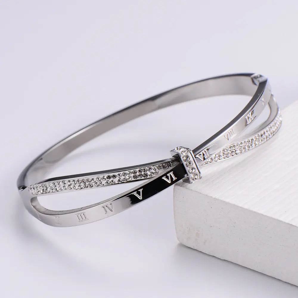 Timeless Elegance: Roman Numeral Bracelet