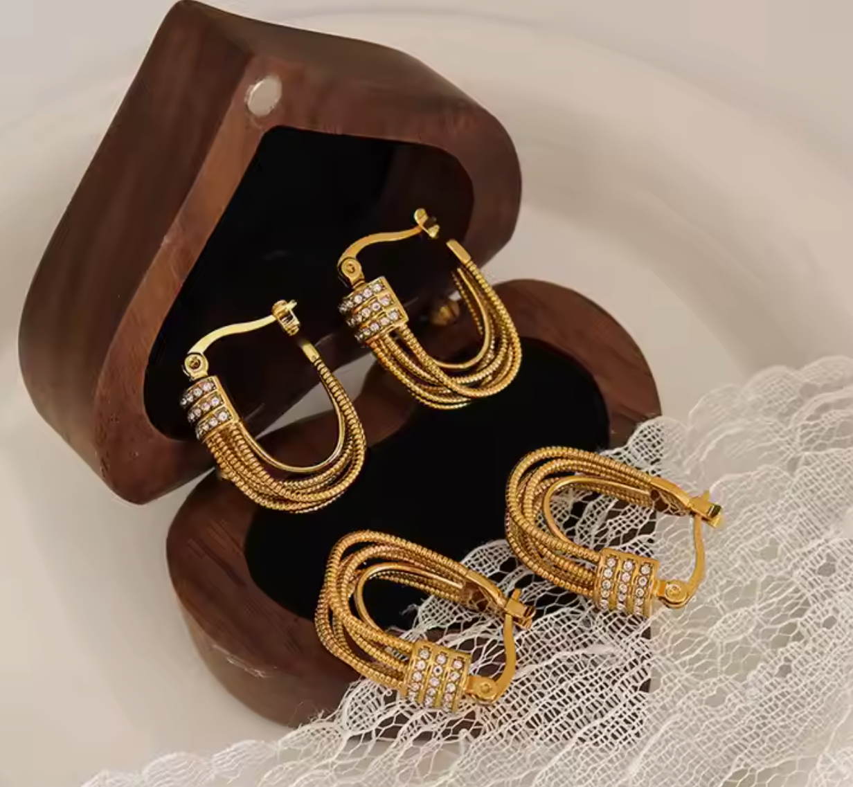 Geometric Hoop Earrings