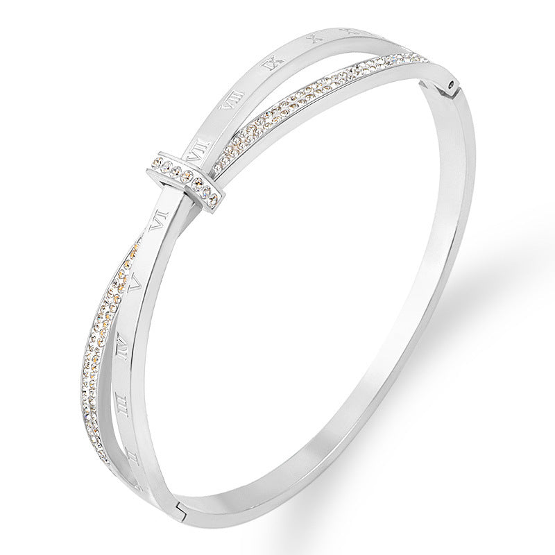 Timeless Elegance: Roman Numeral Bracelet